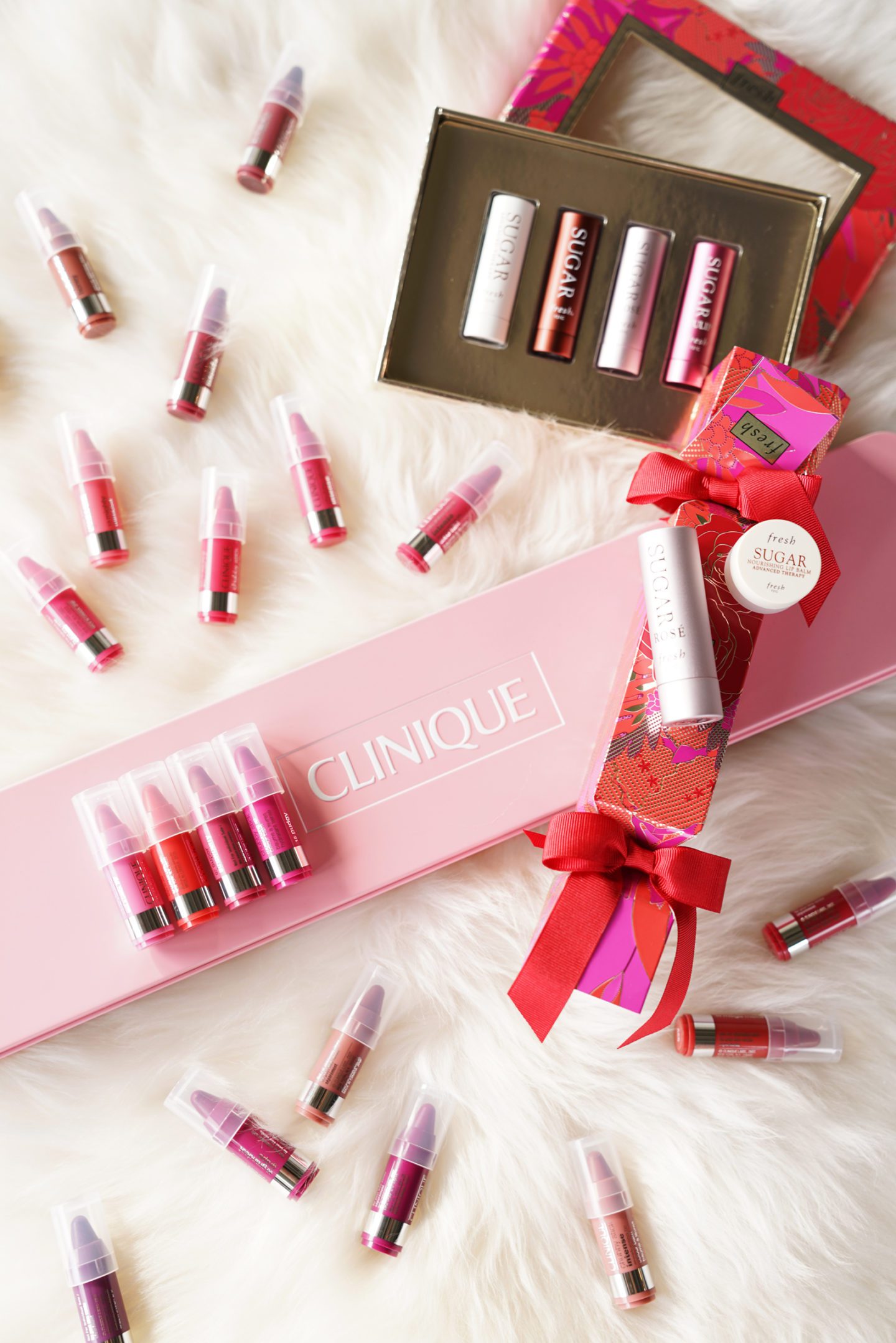 Clinique Tiny Temptations Set and Fresh Sugar Lip Sets Holiday 2016