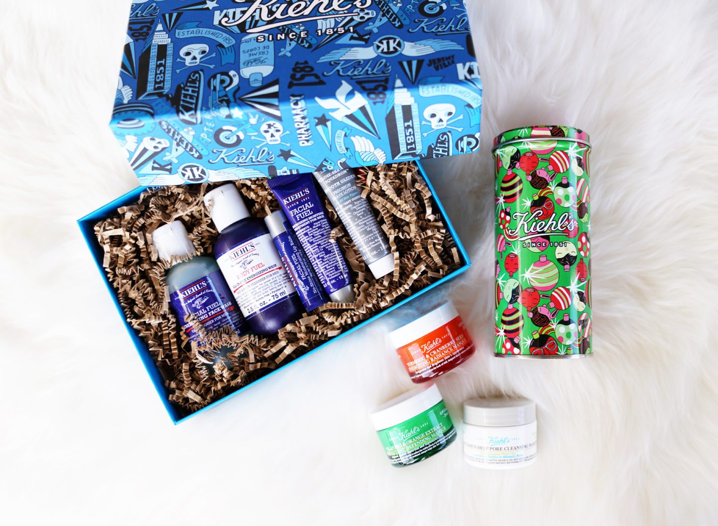 Kiehl's Holiday Skincare Grooming Set and Mask Trio Minis