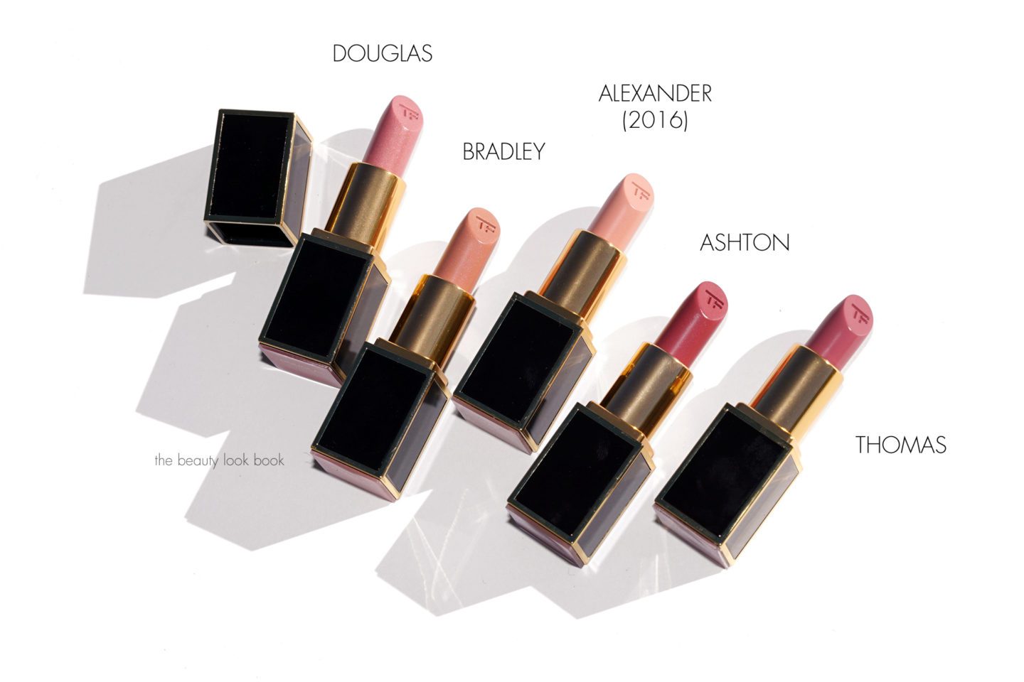 Tom Ford Lips and Boys 2016 Fashion Groom Spot swatches