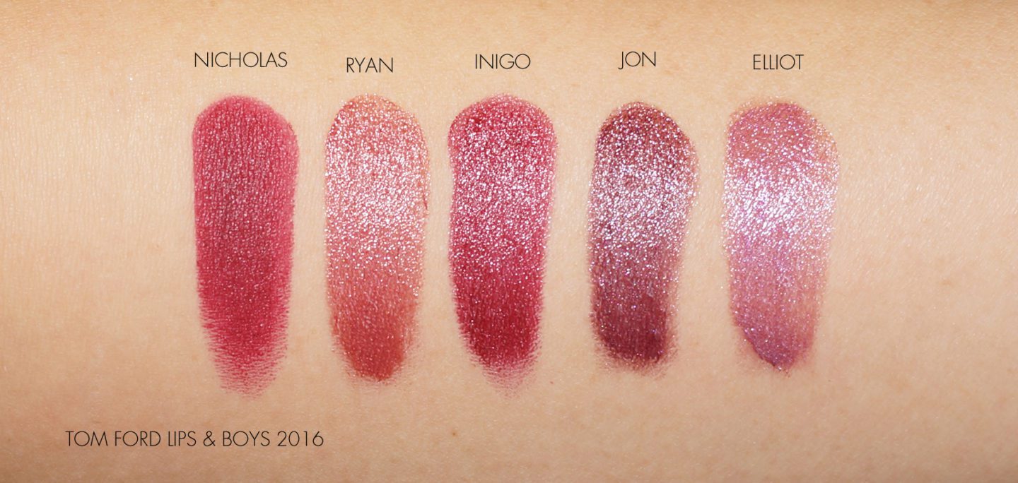 Tom Ford Lips and Boys Nicholas, Ryan, Inigo, Jon and Elliot