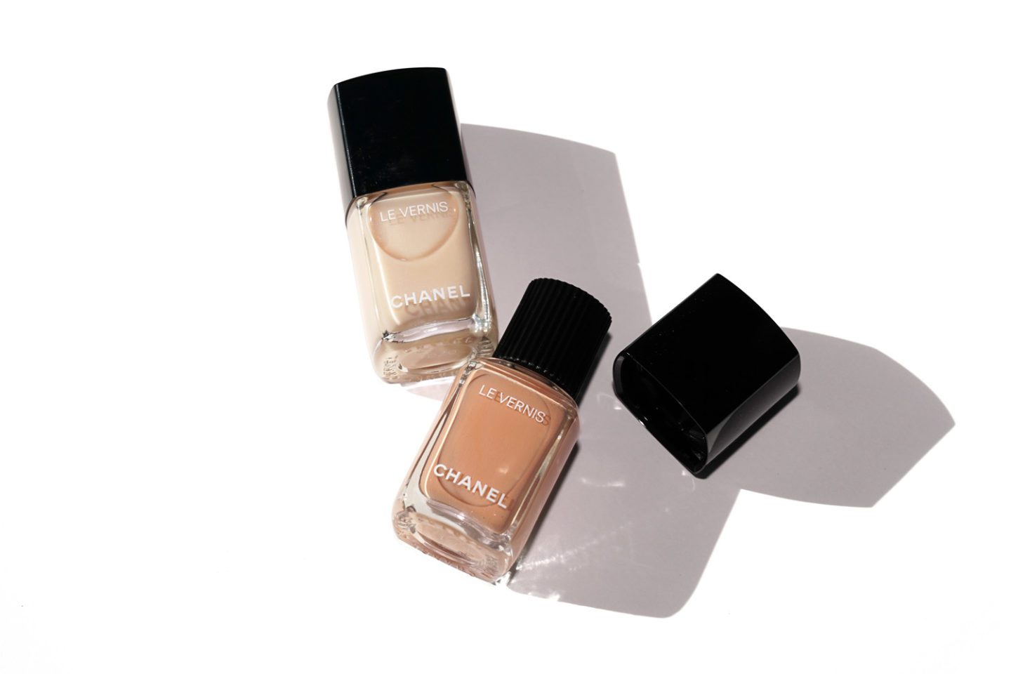 Chanel Le Vernis Blanc White and Beige Beige Spring 2017
