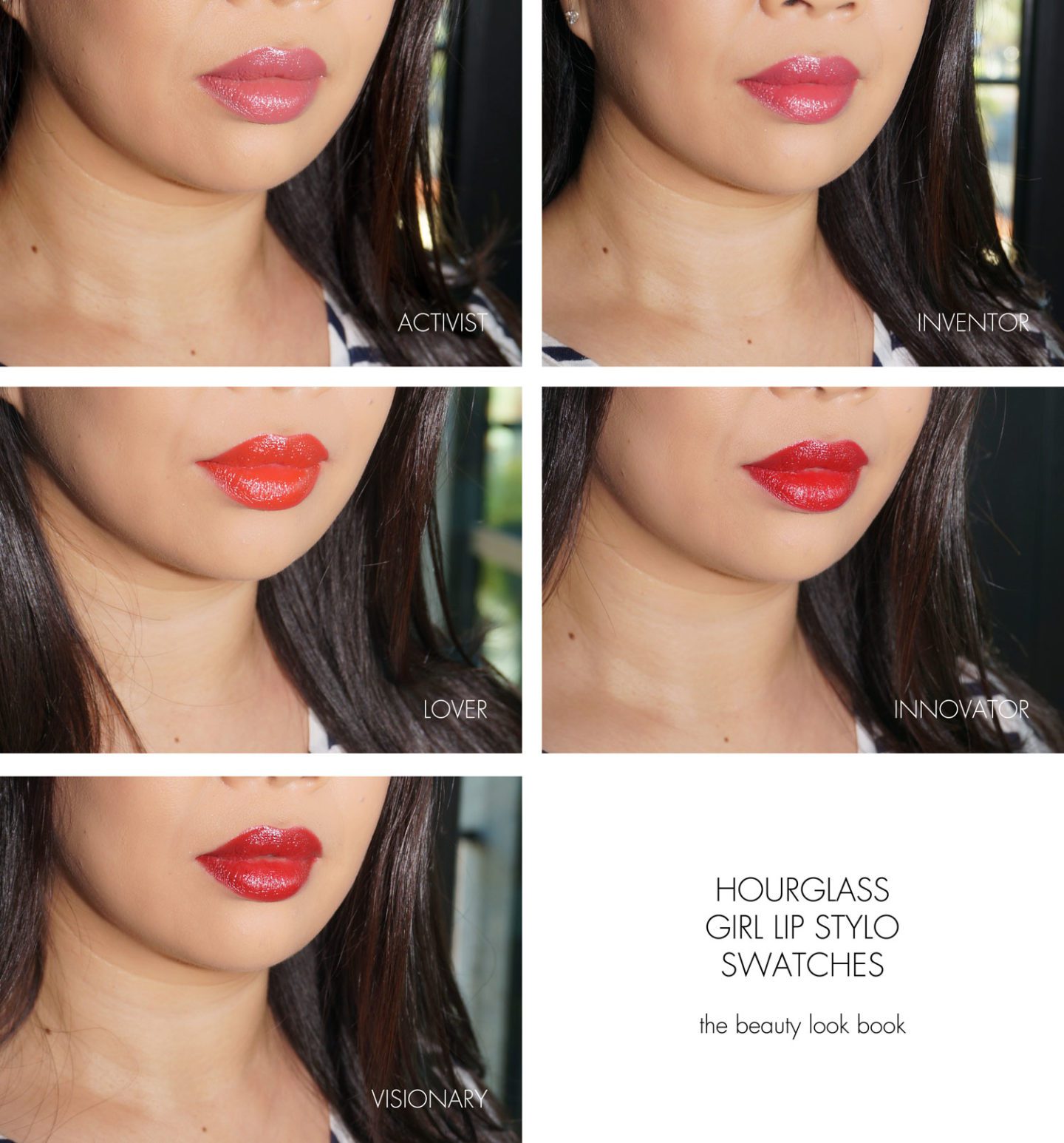 Hourglass GIRL Lip Stylo Lip Swatches Activist, Inventor, Lover, Innovator, Visionary | Fashion Groom Spot