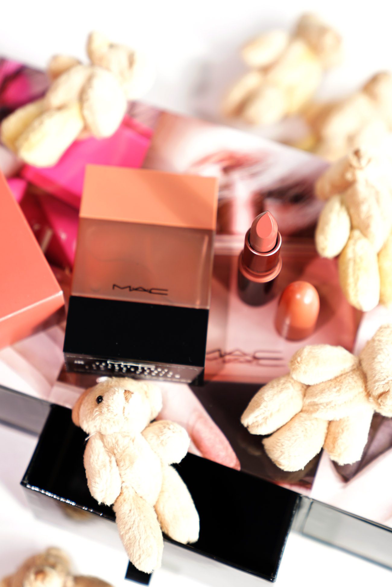 Review and swatches of the MAC Shadescents Collection featuring Velvet Teddy Lipstick and Eau de Parfum via Fashion Groom Spot blog