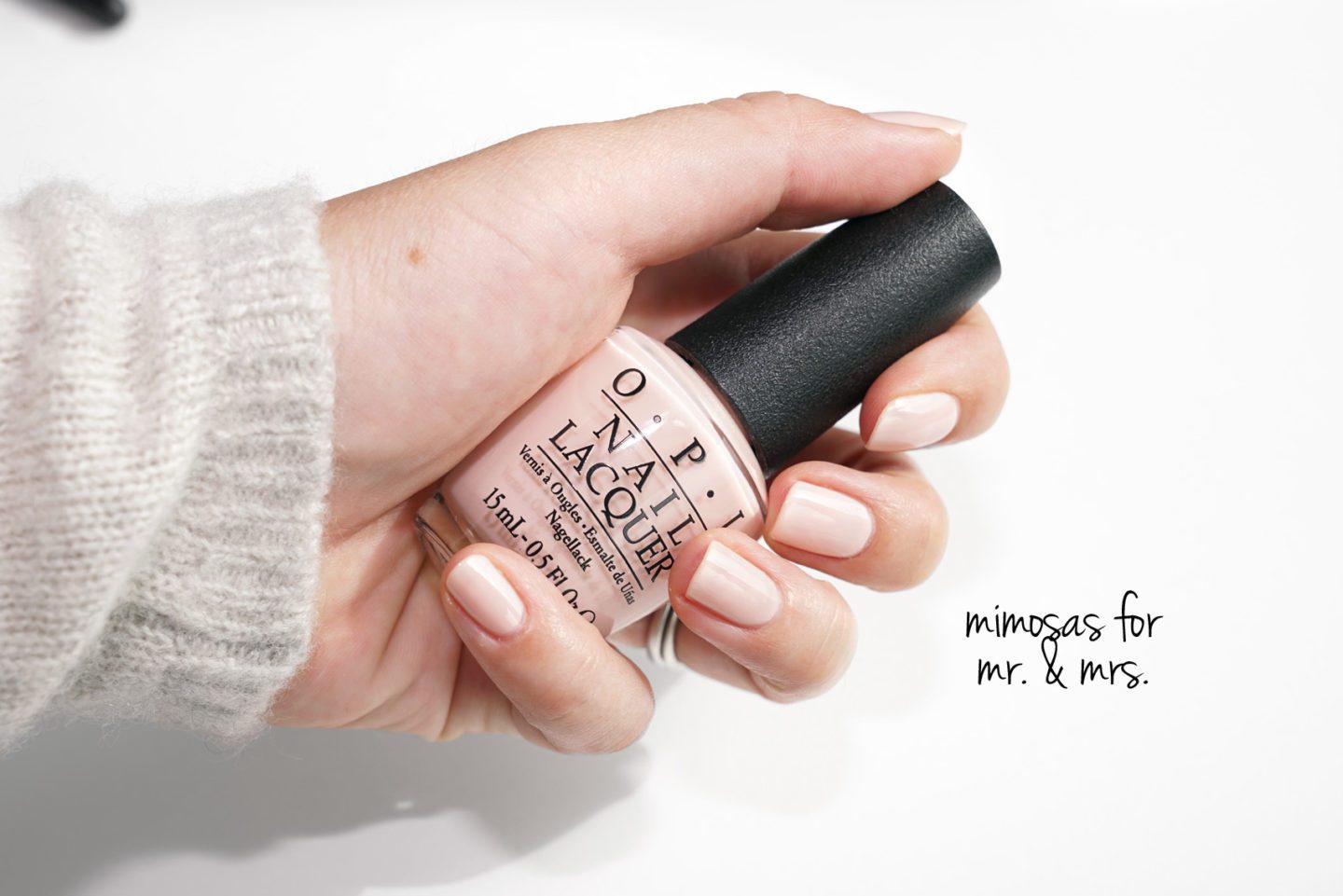 OPI Mimosas for Mr and Mrs | Fashion Groom Spot