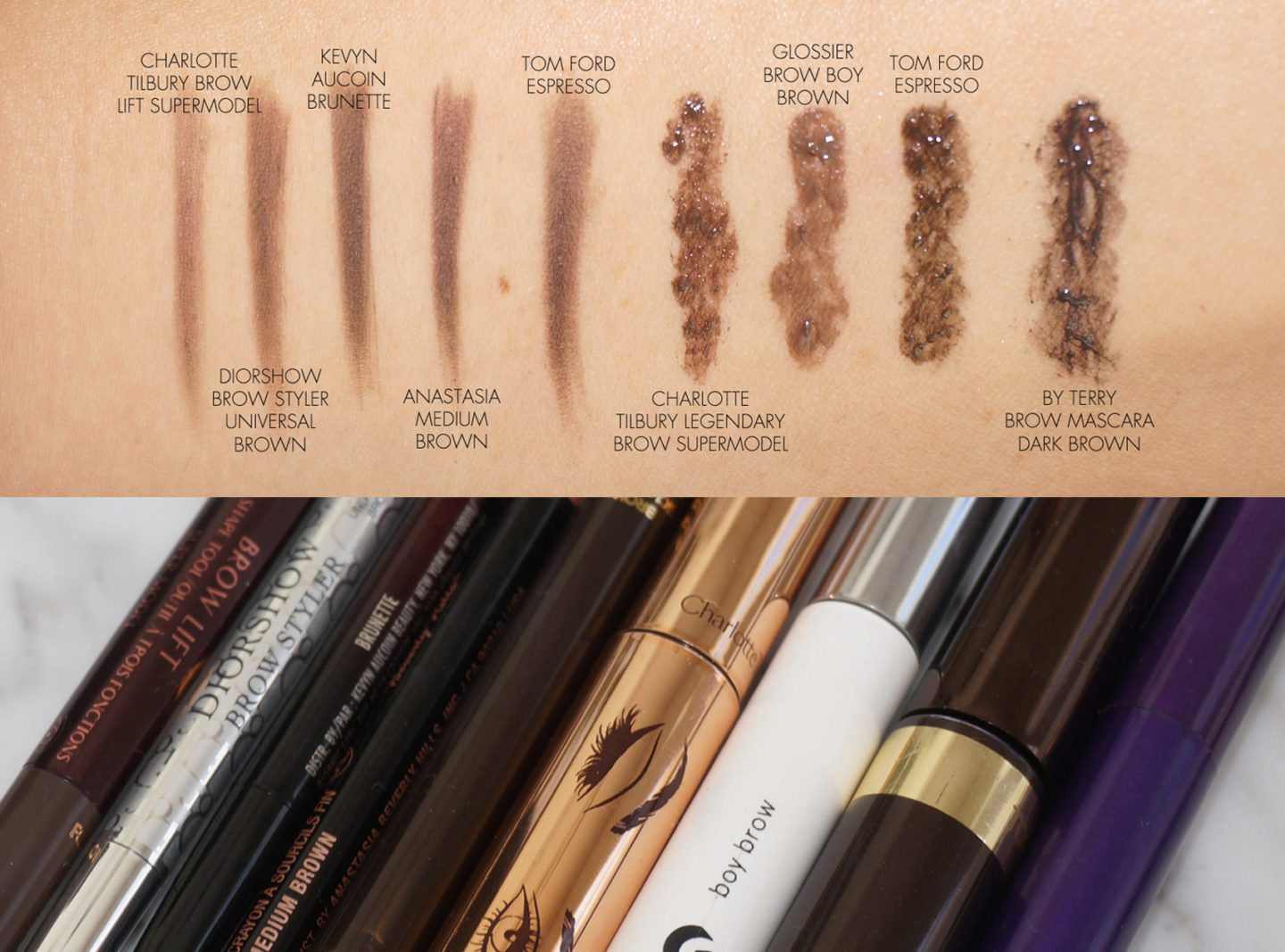 Brow Pencil and Brow Gel comparisons | Fashion Groom Spot