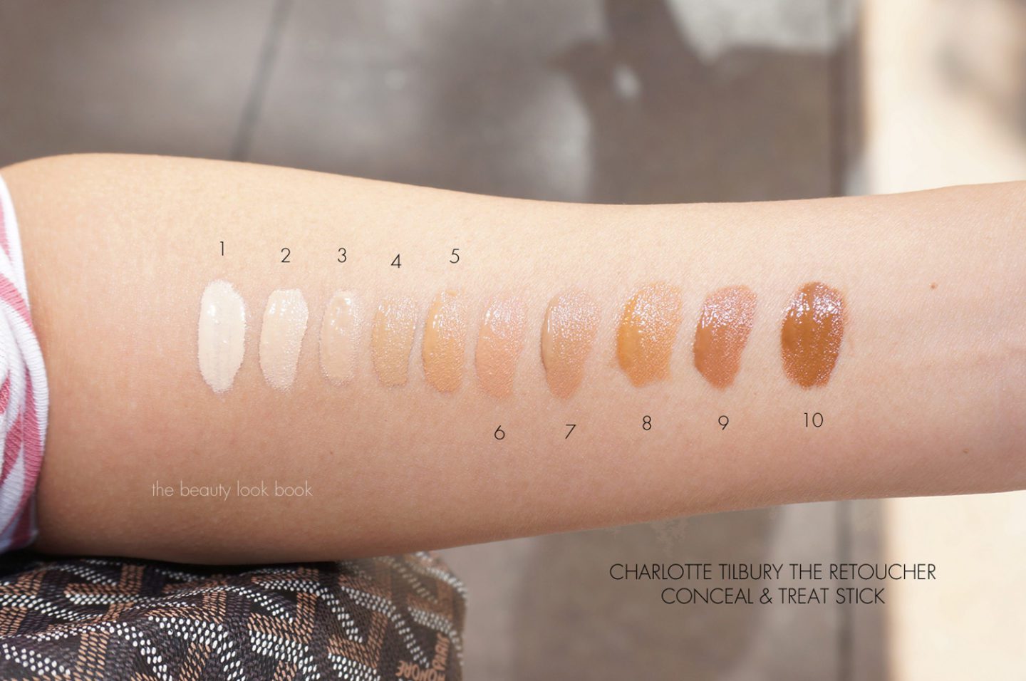 Charlotte Tilbury The Retoucher Concealer Swatches | Fashion Groom Spot