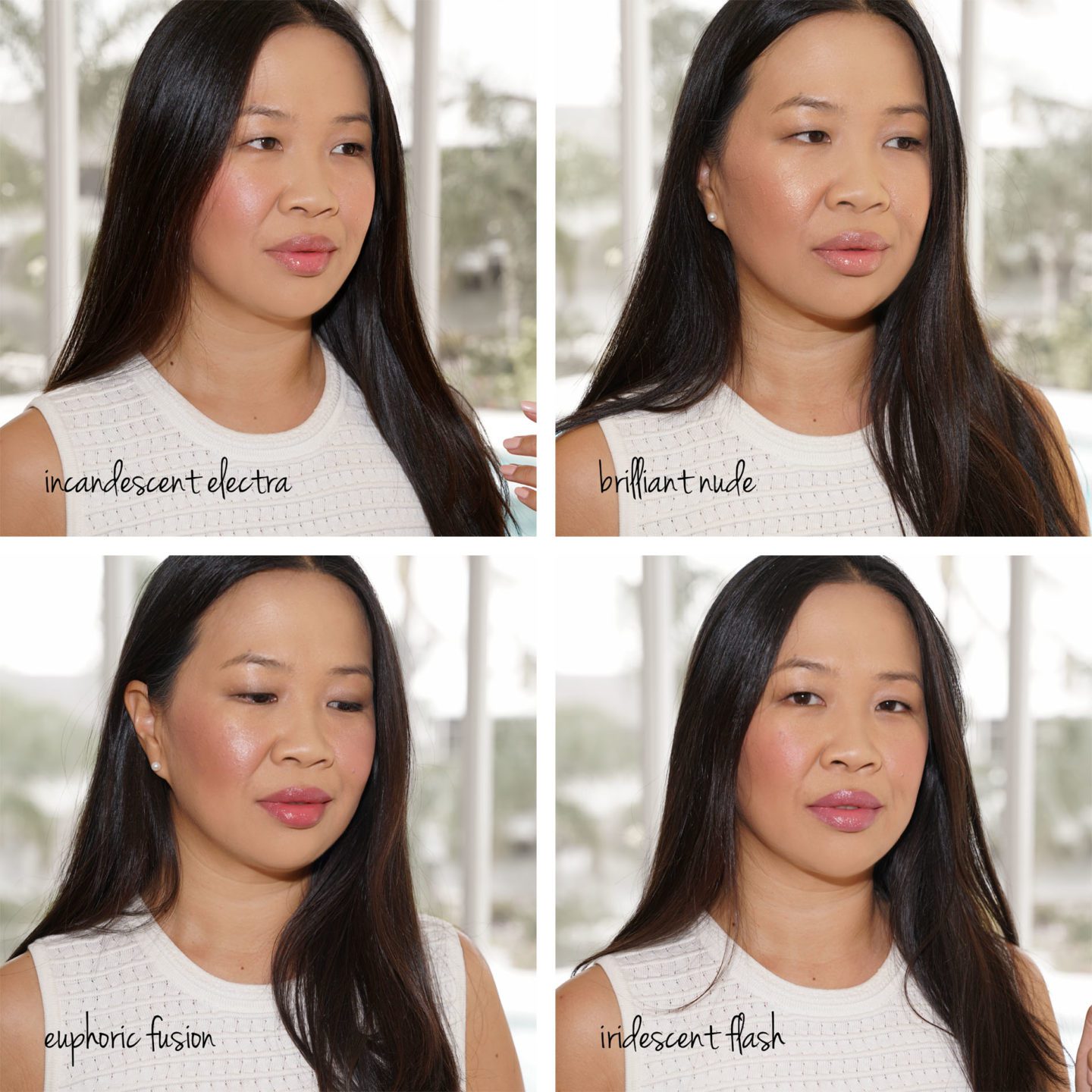 Ambient Strobe Lighting Blush in Incandescent Electra, Brilliant Nude, Euphoric Fusion, Iridescent Flash | Fashion Groom Spot