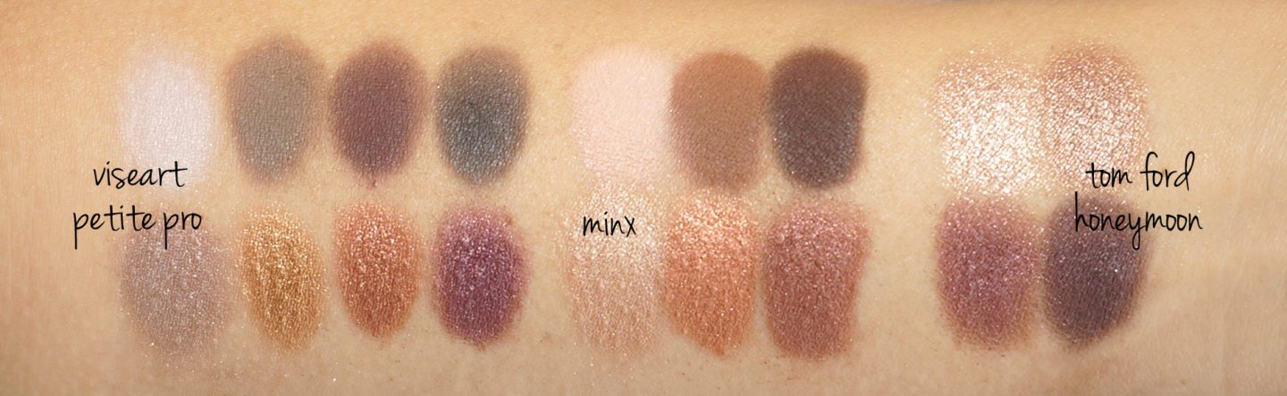 Viseart Petite Pro vs Theory Palette in Minx vs Tom Ford Honeymoon | Fashion Groom Spot