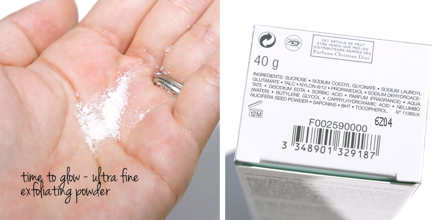 Dior Hydra Life Time to Glow Exfoliating Powder | Fashion Groom Spot