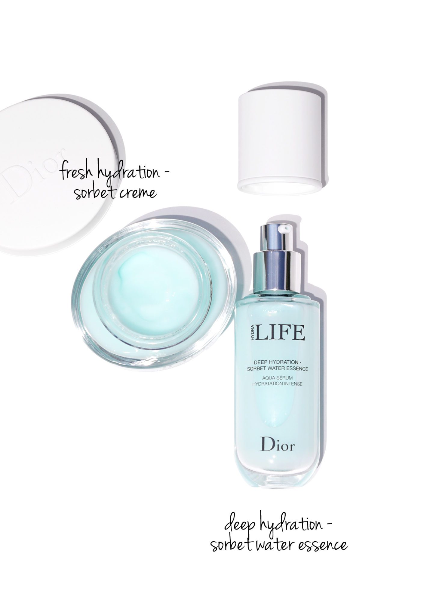 Dior Hydra Life Deep Hydration Sorbet Water Essence and Fresh Hydration Sorbet Creme | Fashion Groom Spot