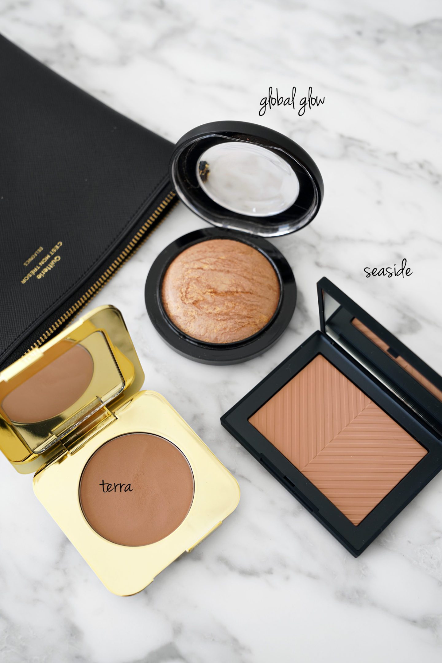 Bronzers Tom Ford Terra, MAC Global Glow, NARS Seaside | Fashion Groom Spot