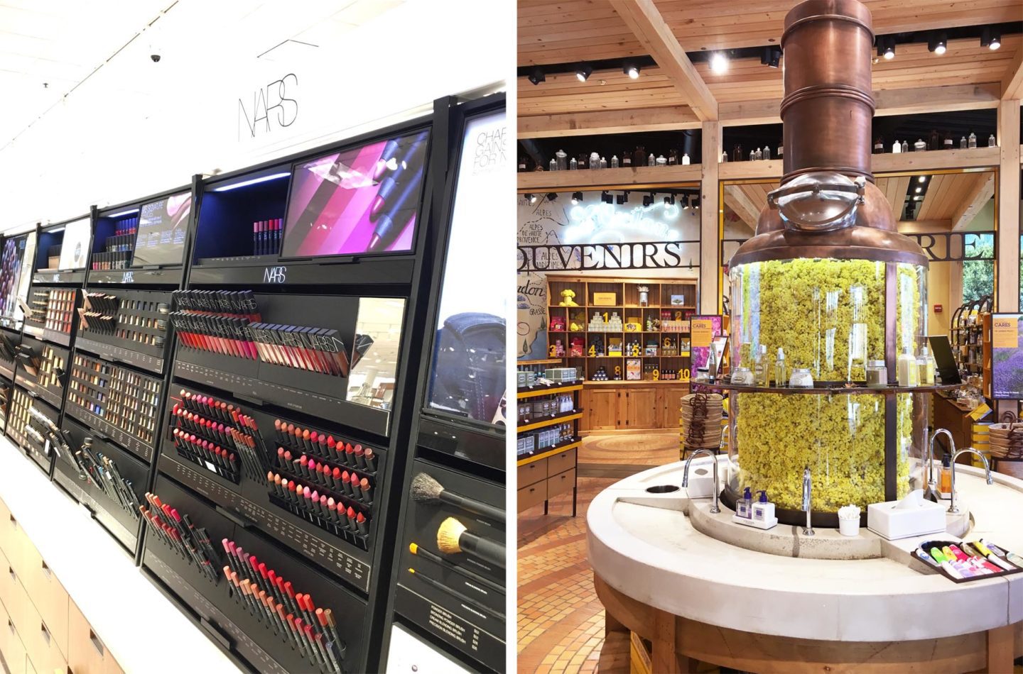 Nordstrom NARS Tampa and L'Occitane Disney Springs Orlando