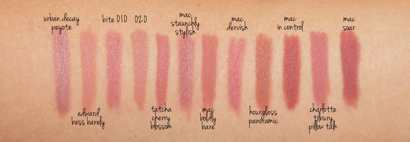 Tatcha Cherry Blossom Lip Liner Comparisons | Fashion Groom Spot