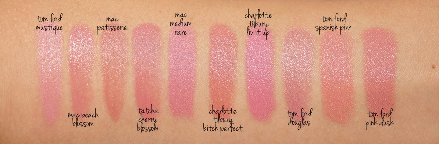 Tatcha Cherry Blossom Lipstick Comparisons | Fashion Groom Spot