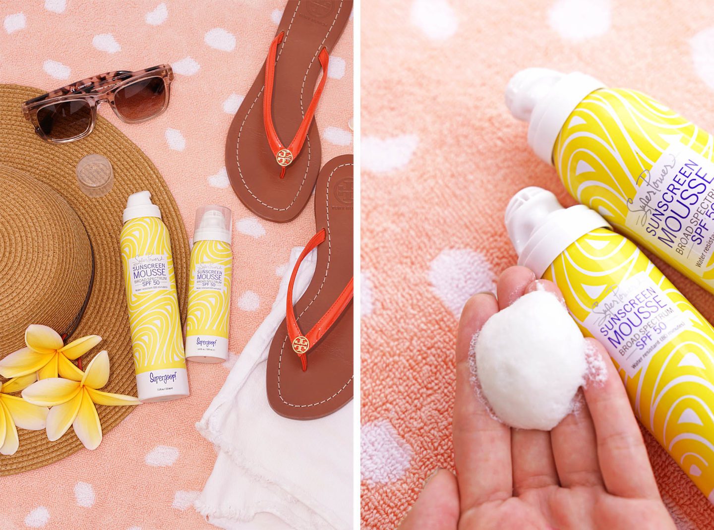 Supergoop Sunscreen Mousse with SPF50 | Fashion Groom Spot