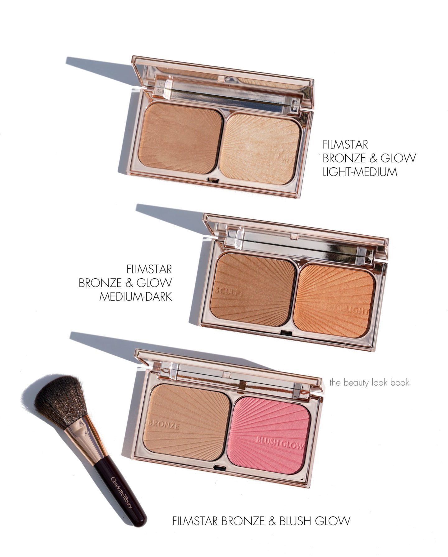 Charlotte Tilbury Filmstar Bronze and Glow vs Bronze and Blush Glow Set | Fashion Groom Spot
