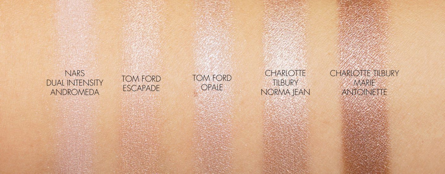 Cream Shadows NARS, Tom Ford, Charlotte Tilbury