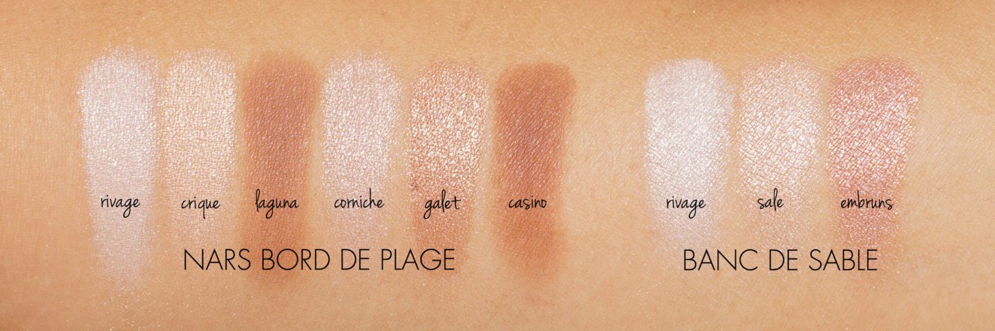 NARS Bord de Plage Highlighting and Bronzing Palette vs Banc de Sable Trio | Fashion Groom Spot