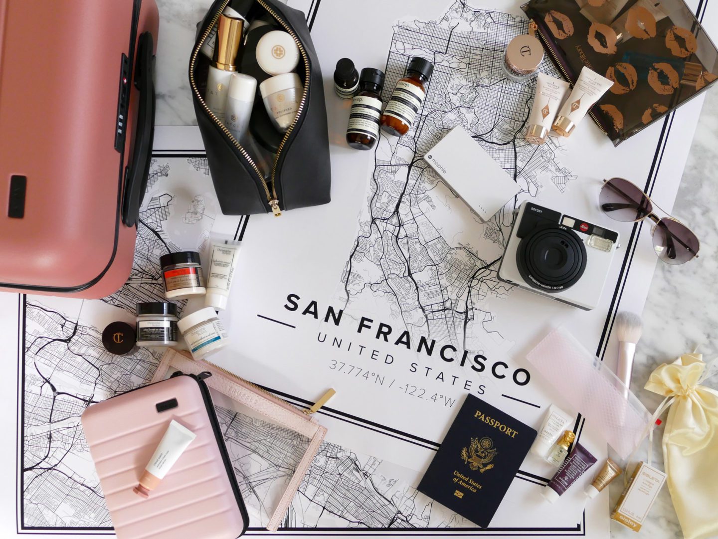 Travel Beauty Packing San Francisco | Fashion Groom Spot