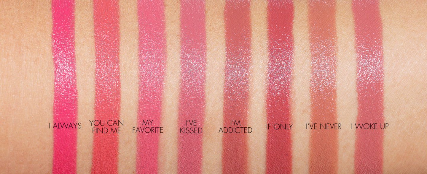 Hourglass Confession Ultra Slim Lipstick Swatches Review I Always, You Can Find Me, My Favorite, I've Kissed, I'm Addicted, If Only, I've Never, I Woke Up | Fashion Groom Spot