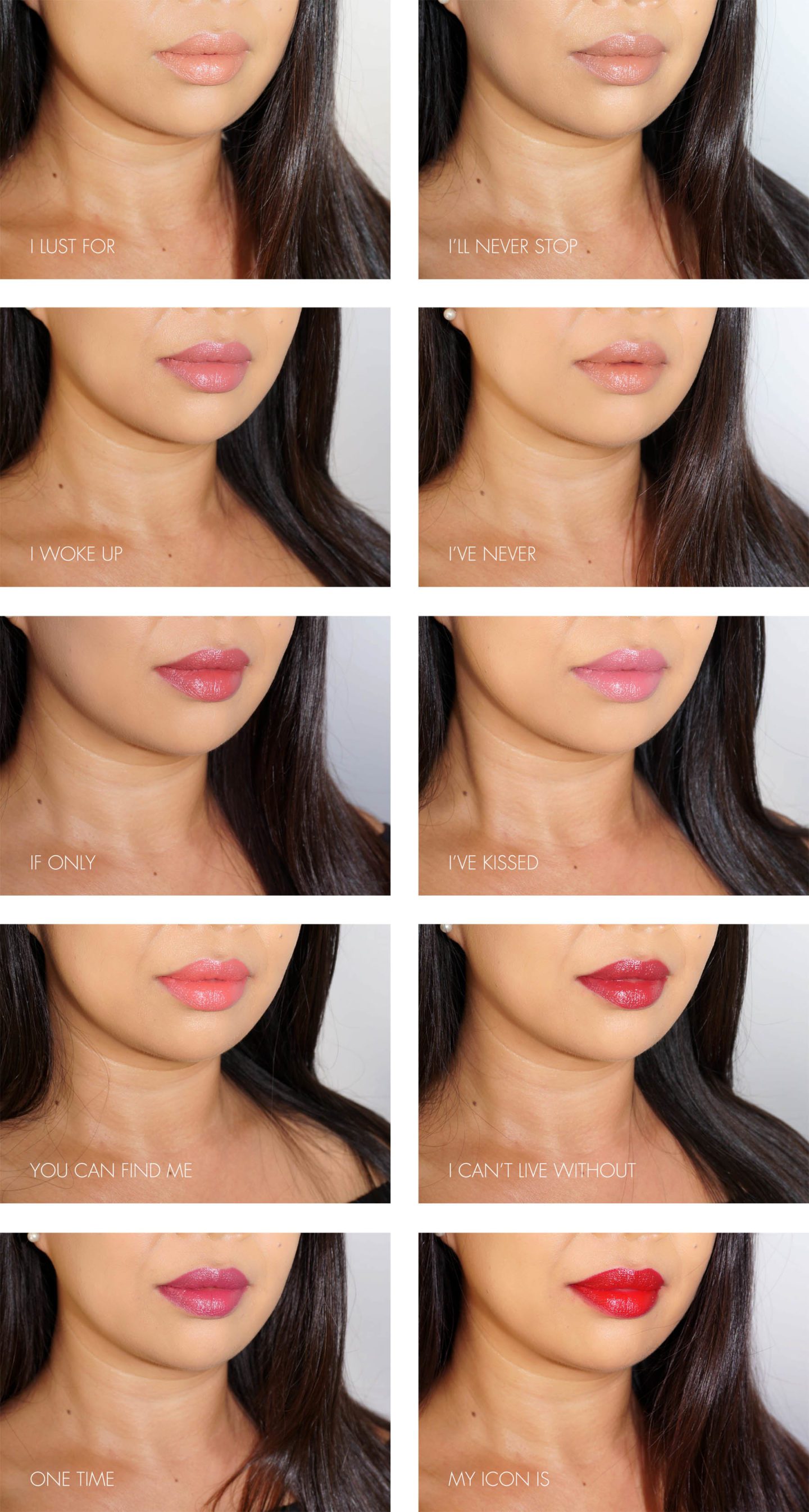 Hourglass Confession Ultra Slim Lipstick Lip Swatches | Fashion Groom Spot