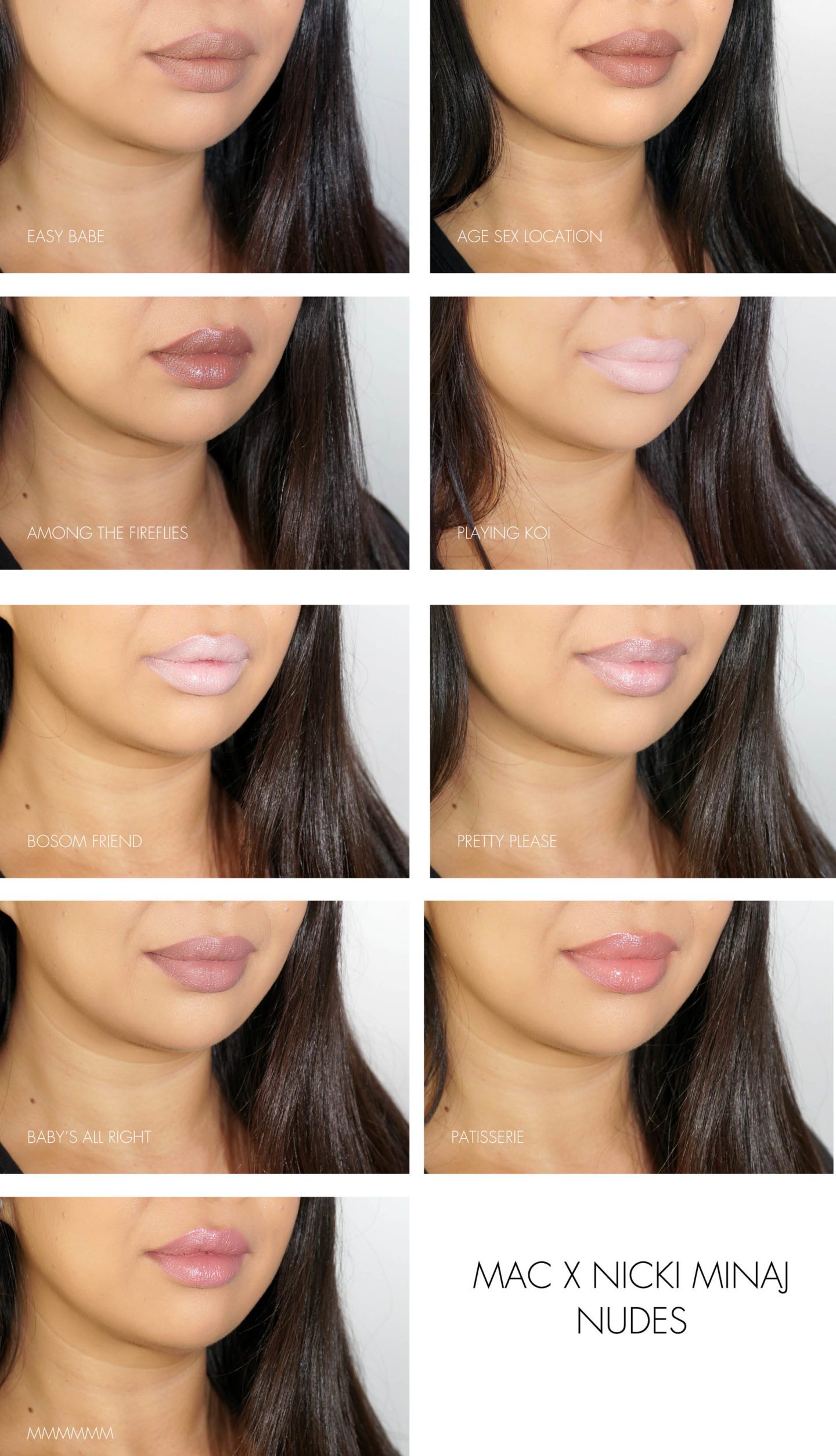 MAC x Nicki Minaj Lipstick Review Swatches | Fashion Groom Spot