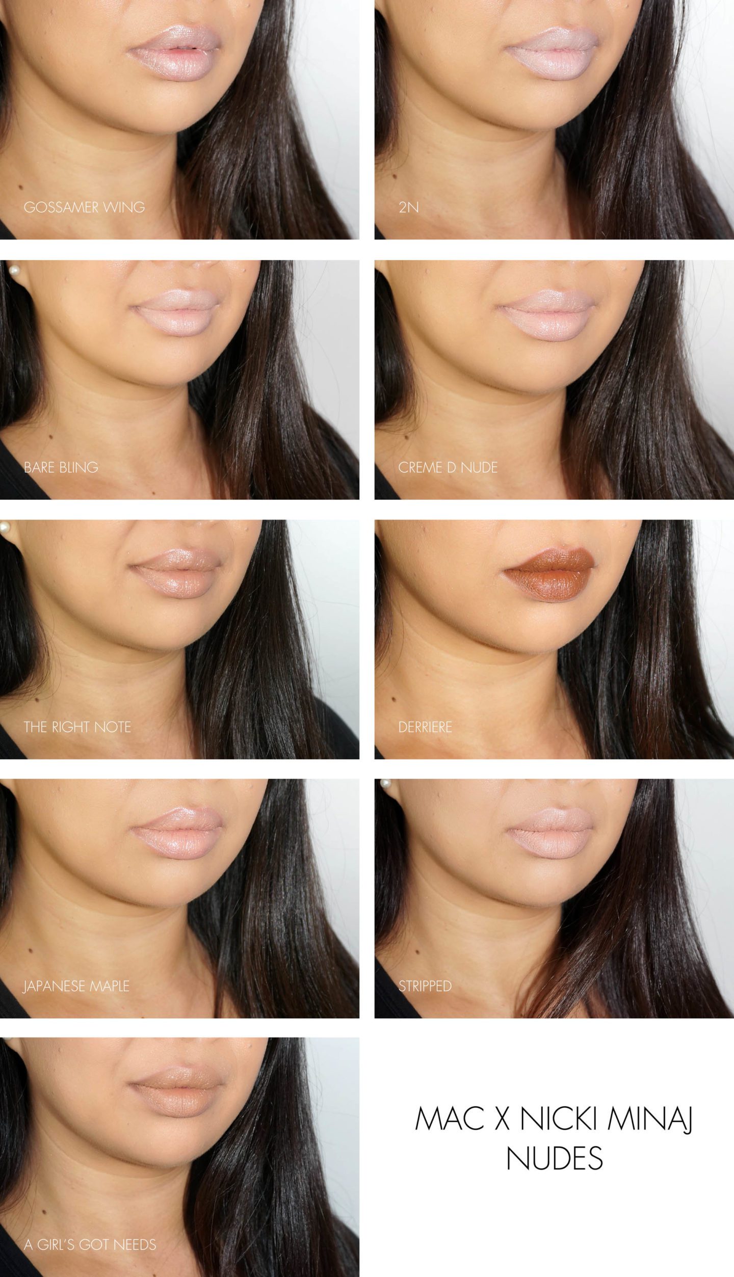 MAC Nicki Minaj Lipstick Review swatches | Fashion Groom Spot