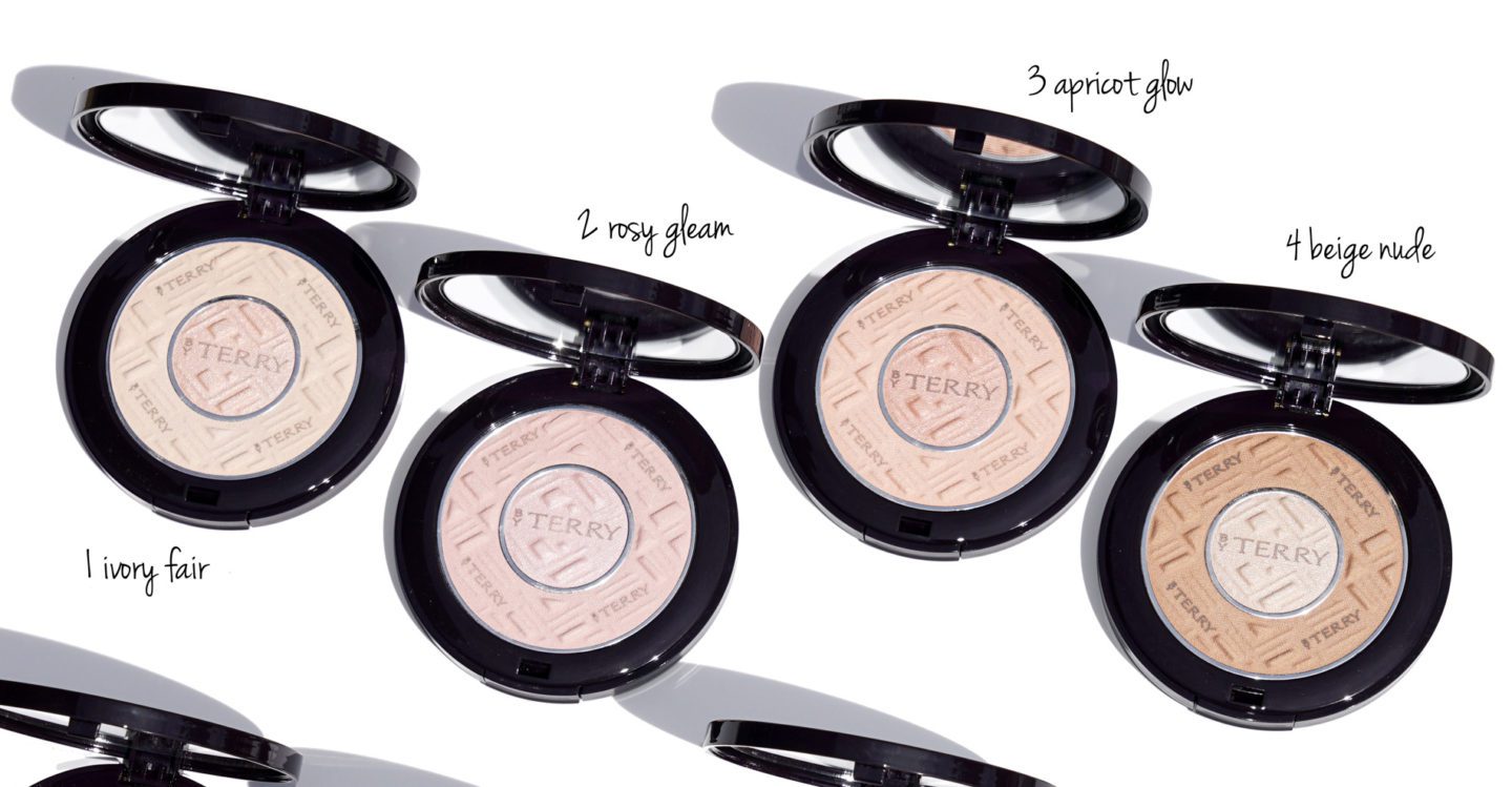 By Terry Compact Expert Dual Powder Review Swatches - 1 Ivory Fair, 2 Rosy Gleam, 3 Apricot Glow, 4 Beige Nude | Fashion Groom Spot