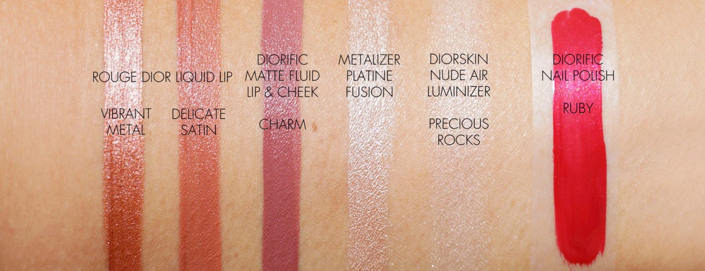 Dior Haul Swatches