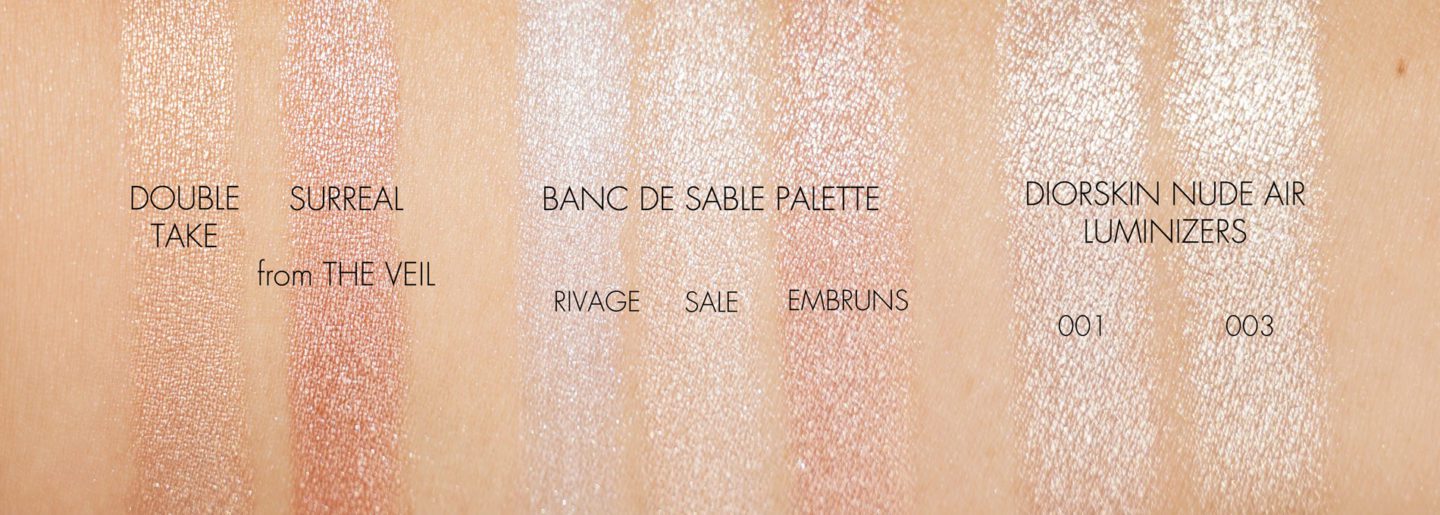 NARS Man Ray vs Banc de Sable and Diorskin Nude Air Luminizers
