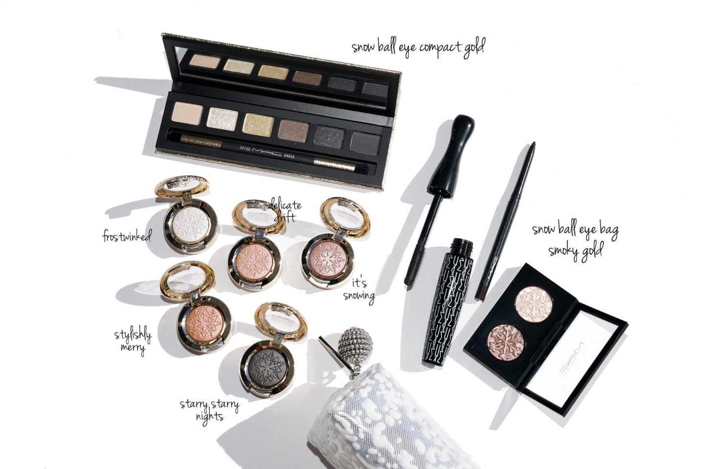 MAC Snow Ball Eye Makeup Swatches and Review