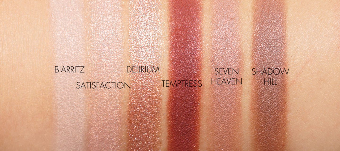 NARS NARSissist Wanted Eyeshadow Palette Swatches
