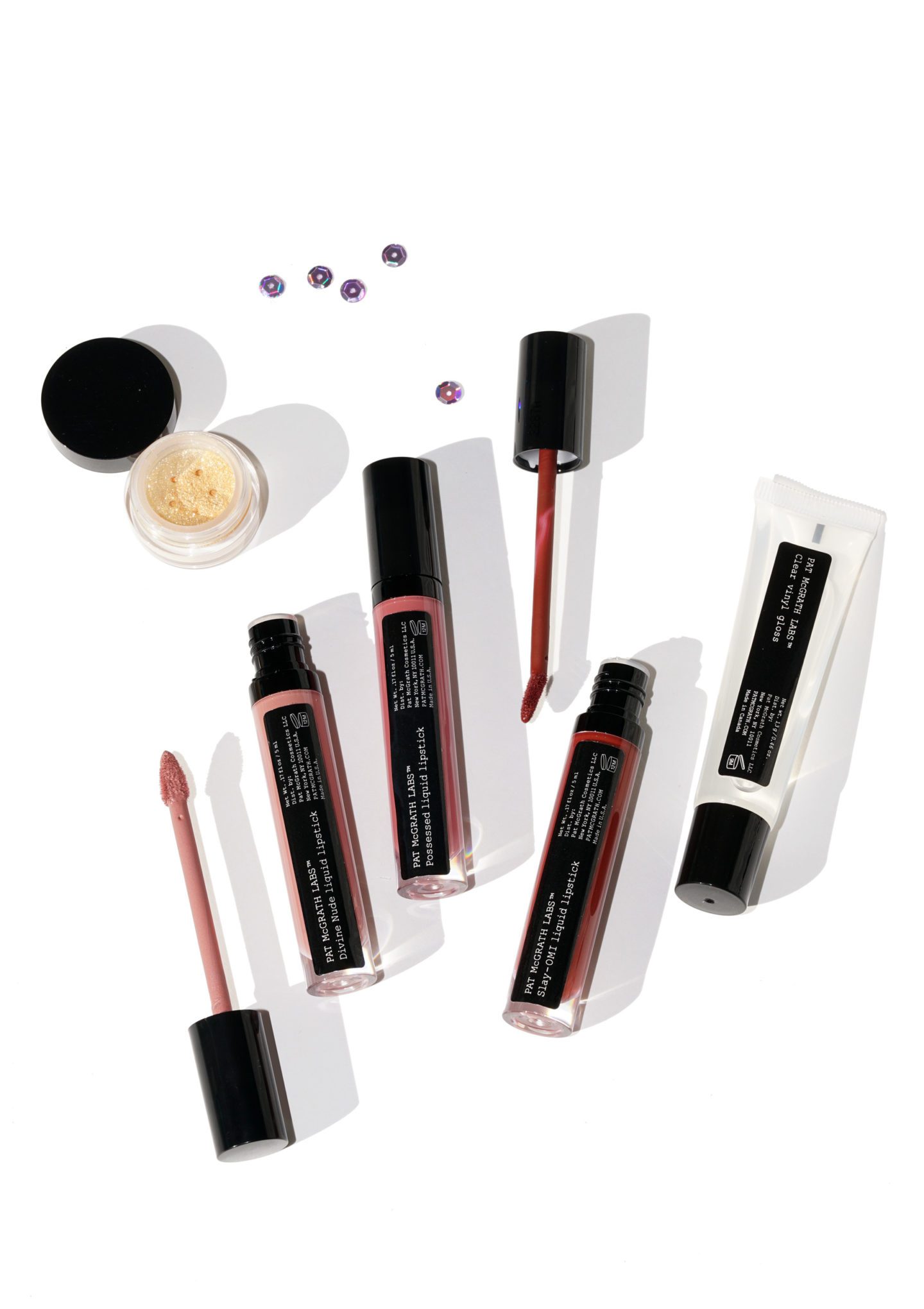 Pat McGrath Liquid Lipsticks in Divine Nude, Possessed and Slay-OMI