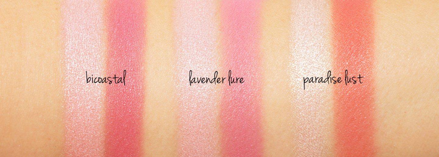 Tom Ford Sheer Cheek Duo Bicoastal, Lavender Lure and Paradise Lust Swatches | Fashion Groom Spot