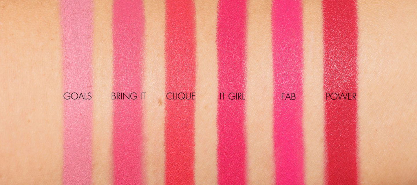 Laura Mercier Velour Extreme Goals, Bring It, Clique, It Girl, Fab and Power