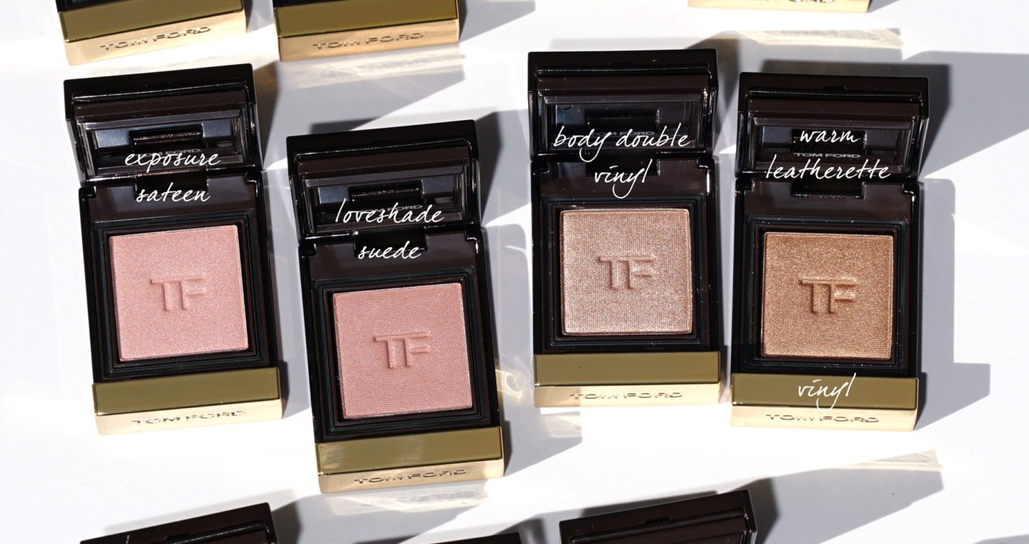 Tom Ford Private Shadow Eyeshadow Singles swatches | Fashion Groom Spot