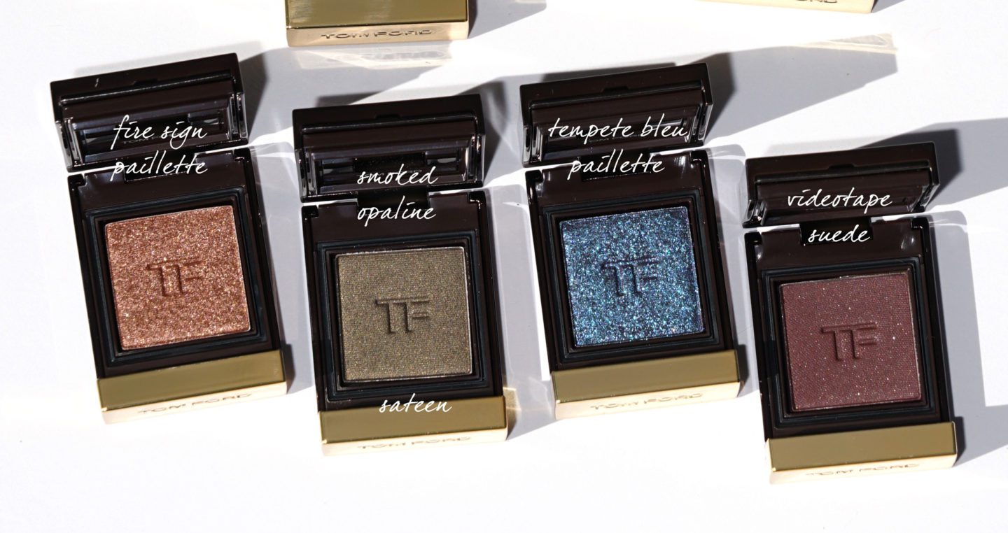 Tom Ford Private Shadow Eyeshadow Singles swatches | Fashion Groom Spot