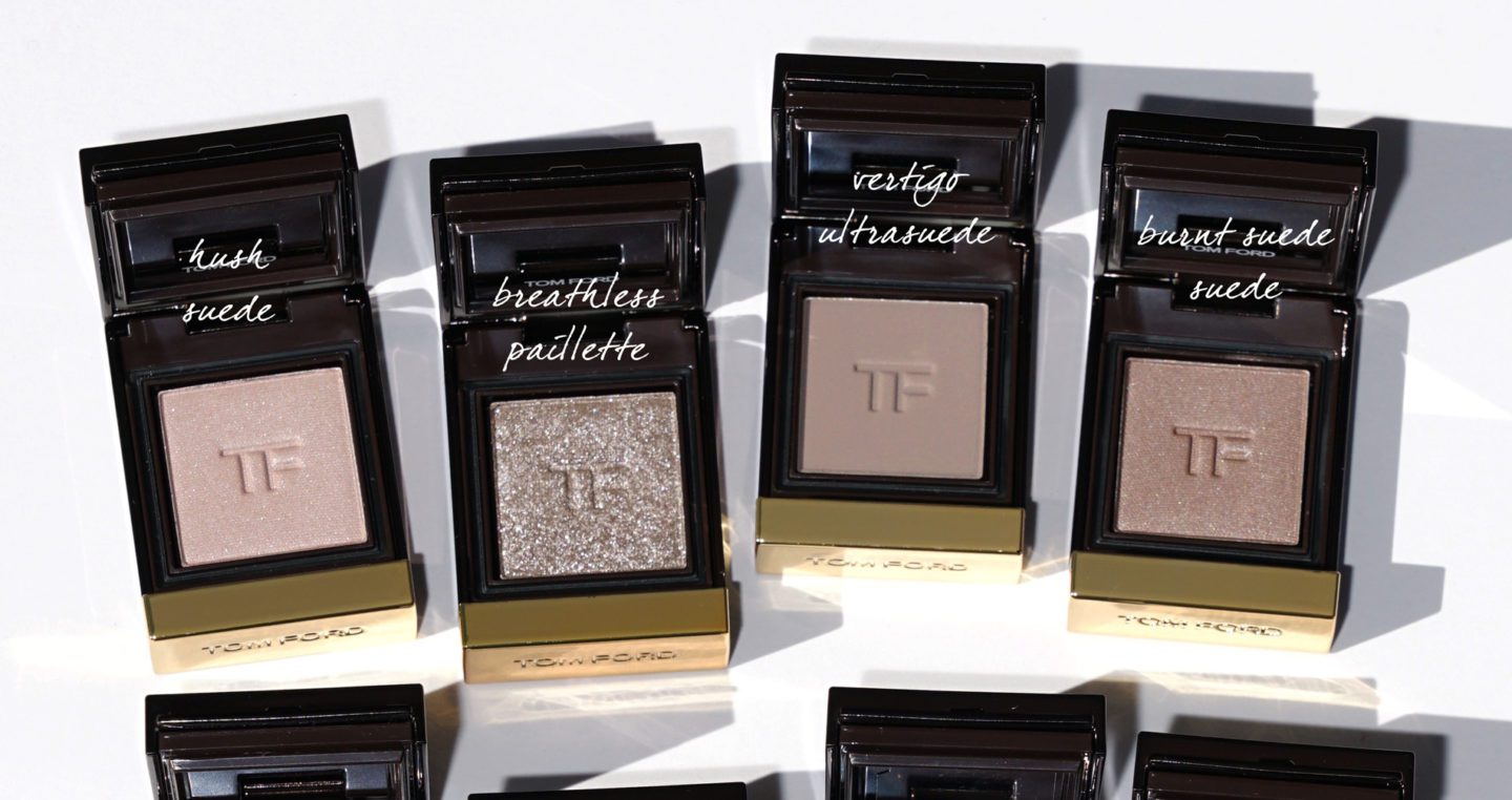 Tom Ford Private Shadow Eyeshadow Singles swatches | Fashion Groom Spot