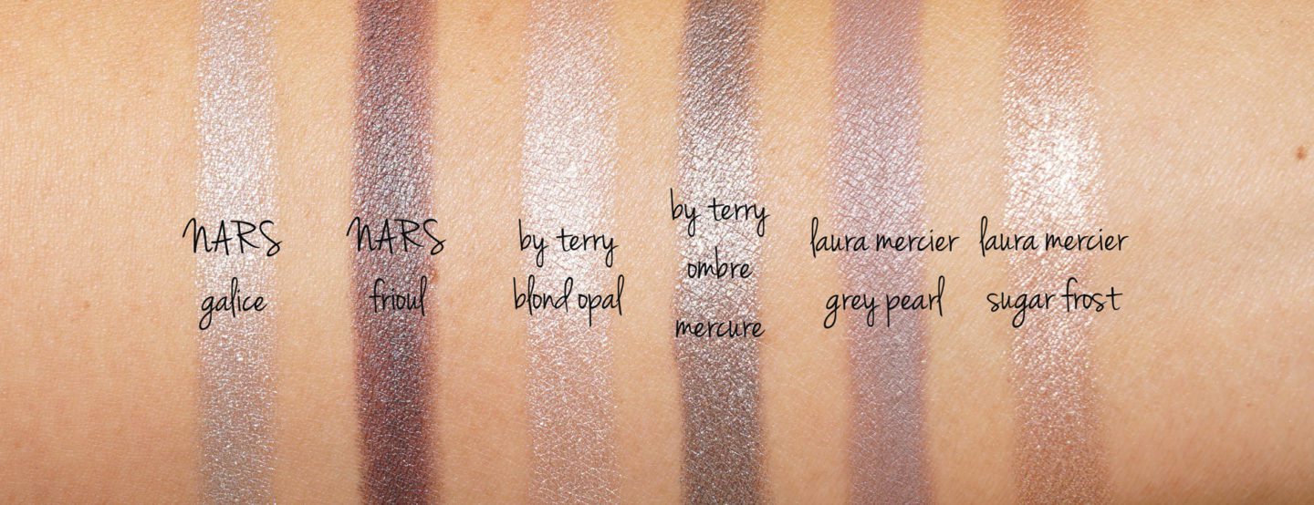 NARS Velvet Shadow Stick vs By Terry Ombre Blackstar and Laura Mercier Caviar Eye Stick