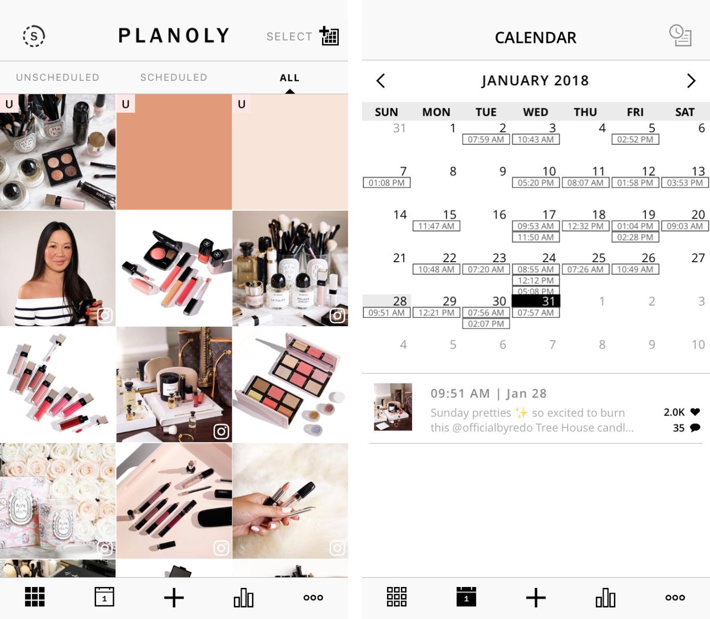 Planoly App Instagram @fashiongroomspot