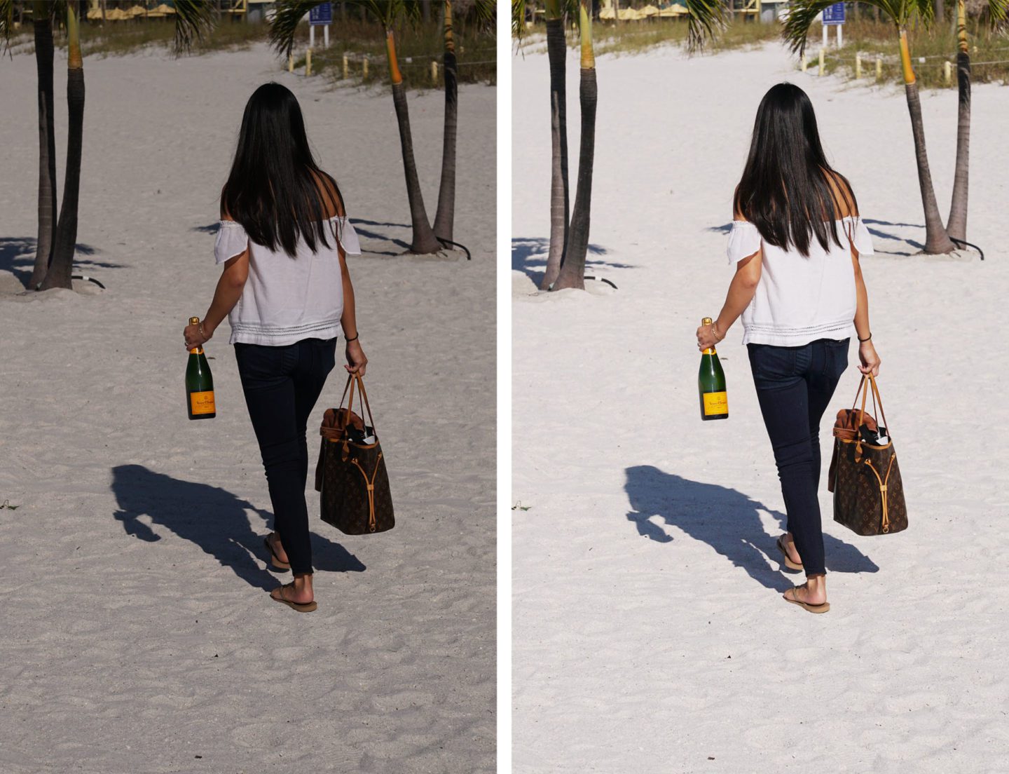 Before and After Editing iPhone