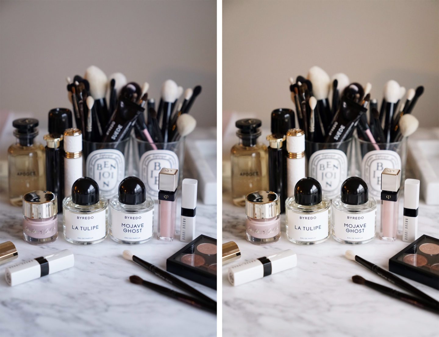 Before and After Editing iPhone