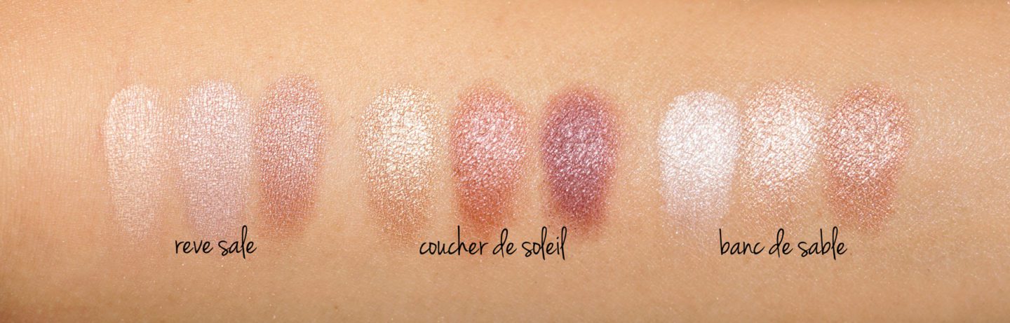NARS Cheek Palettes Reve Sale, Coucher de Soleil and Banc de Sable