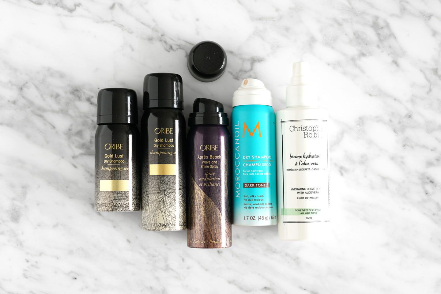 March Empties Oribe, Moroccanoil, Christophe Robin