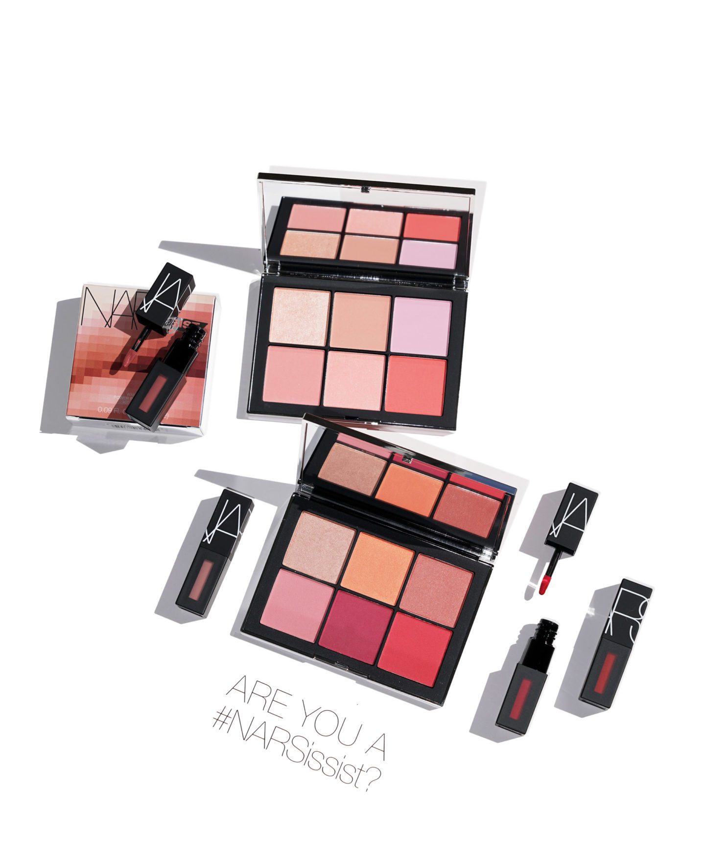 NARSissist Wanted Cheek Palettes and Power Pack Lip Kits Review Swatches