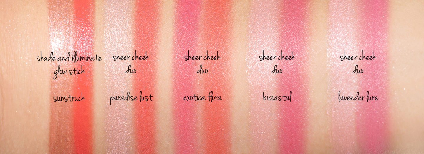 Tom Ford Sunstruck, Paradise Lust, Exotica Flora, Bicoastal and Lavender Lure Swatches | Fashion Groom Spot