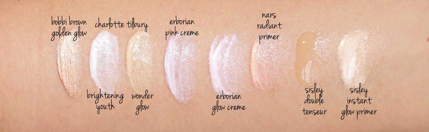 Glow Primer Bases from Bobbi Brown, NARS, Erborian, Sisley, Charlotte Tilbury