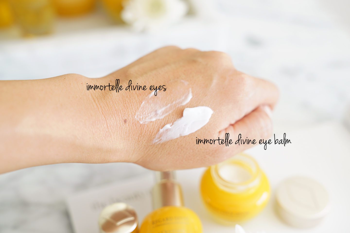 L'Occitane Immortelle Divine Eyes vs Divine Eye Balm