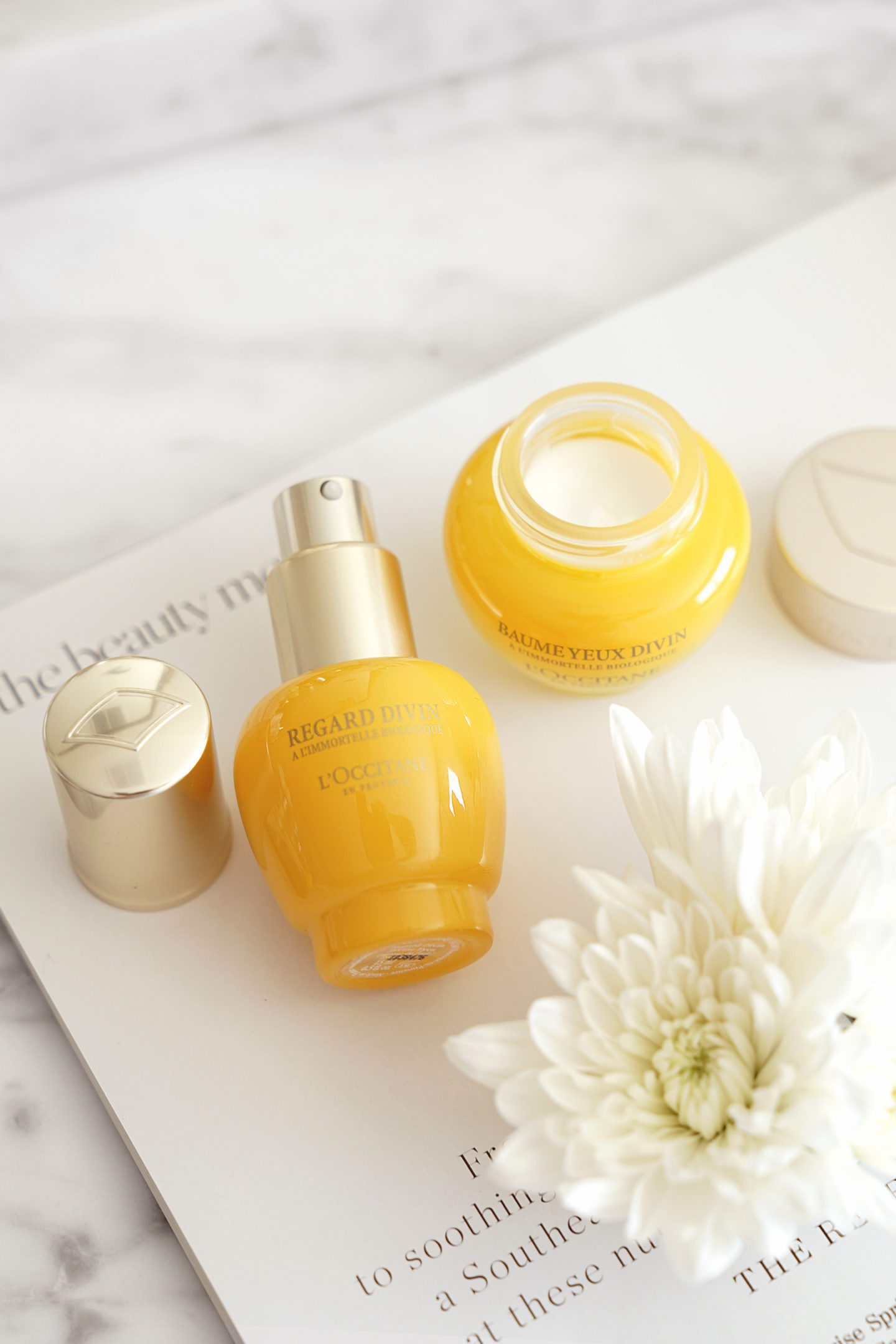 L'Occitane Immortelle Divine Eyes vs Divine Eye Balm