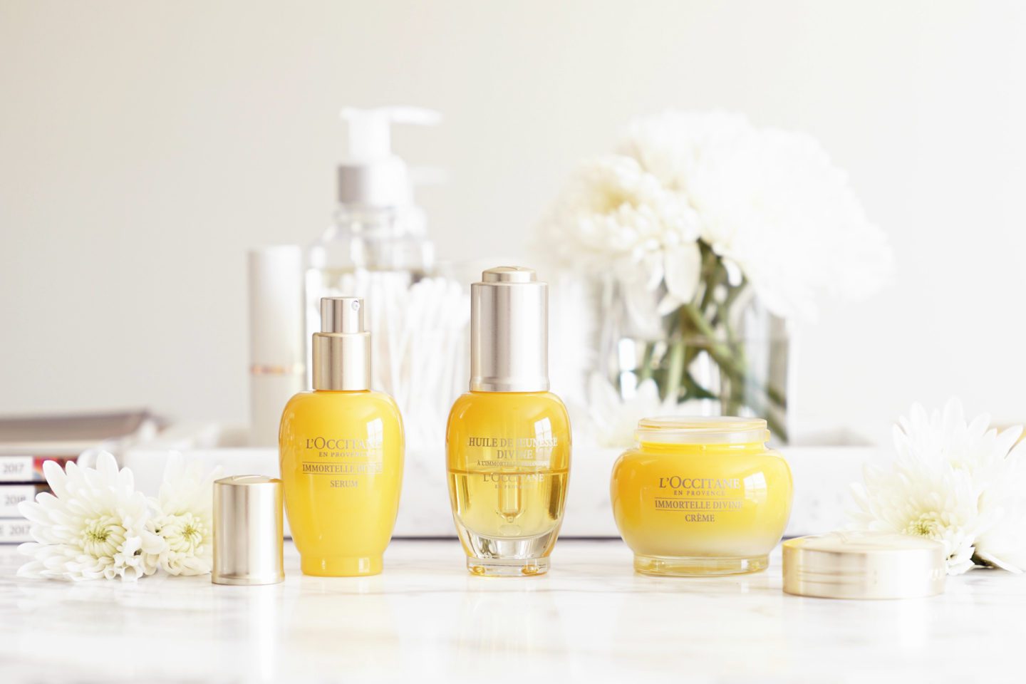 L'Occitane Immortelle Divine Youth Serum, Youth Oil and Cream